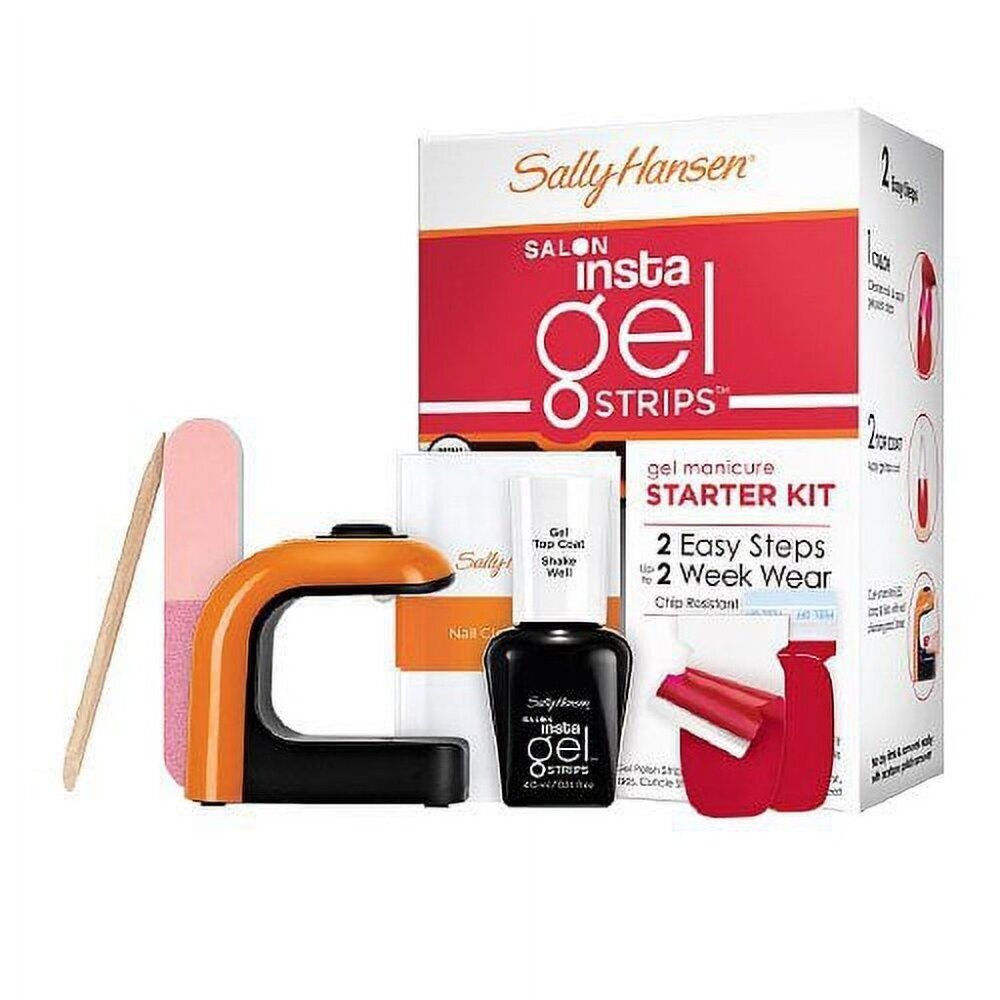 Sally Hansen Salon Insta Gel Strips Manicure Starter Kit w/Mini LED Lamp Various